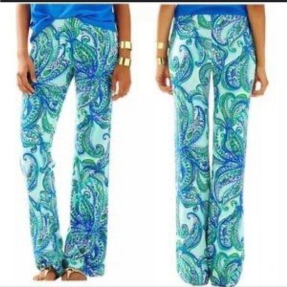 Lilly Pulitzer Pants & Jumpsuits Lilly Pulitzer May Palazzo Pants Large Poshmark